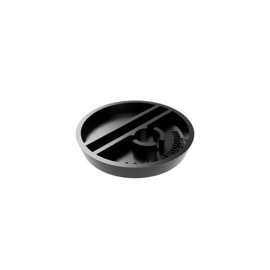 Podstawki okrągłe 32 mm z gniazdem na magnes – 20 sztuk